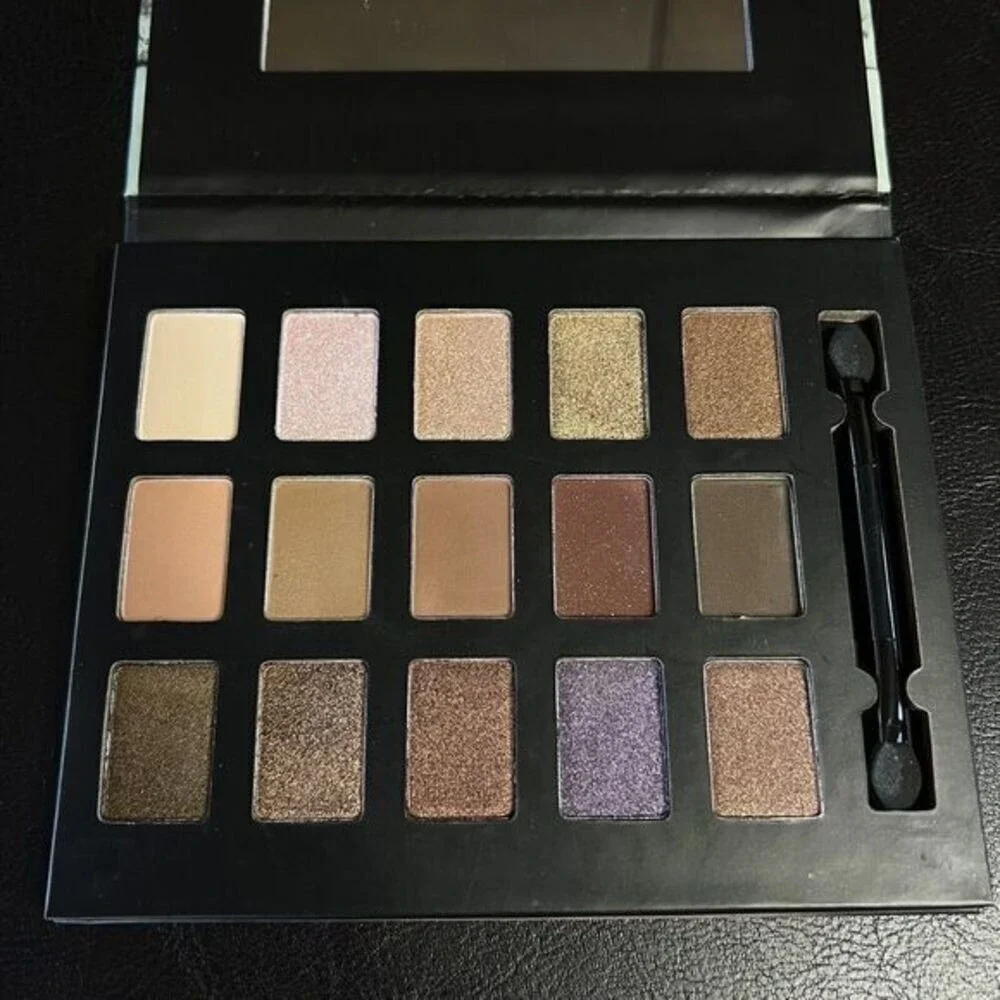 Okalan Powder Bare Temptation 15 Color Eye Shadow Palette Matte Shimmer Neutrals